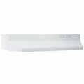 Almo 30-Inch White Under-Cabinet Range Hood with Easy Install System and 210 CFM Blower BUEZ030WW